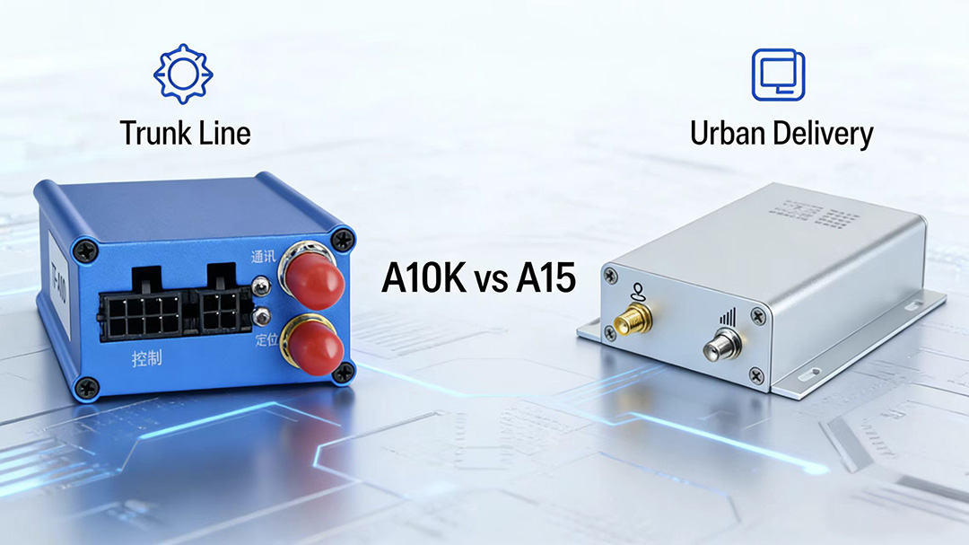 A10K vs A15 high-precision RTK GNSS terminals comparison for trunk line and urban cold chain delivery